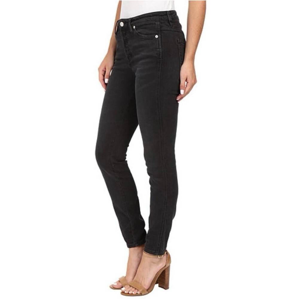 Free People high rise black skinny jeans